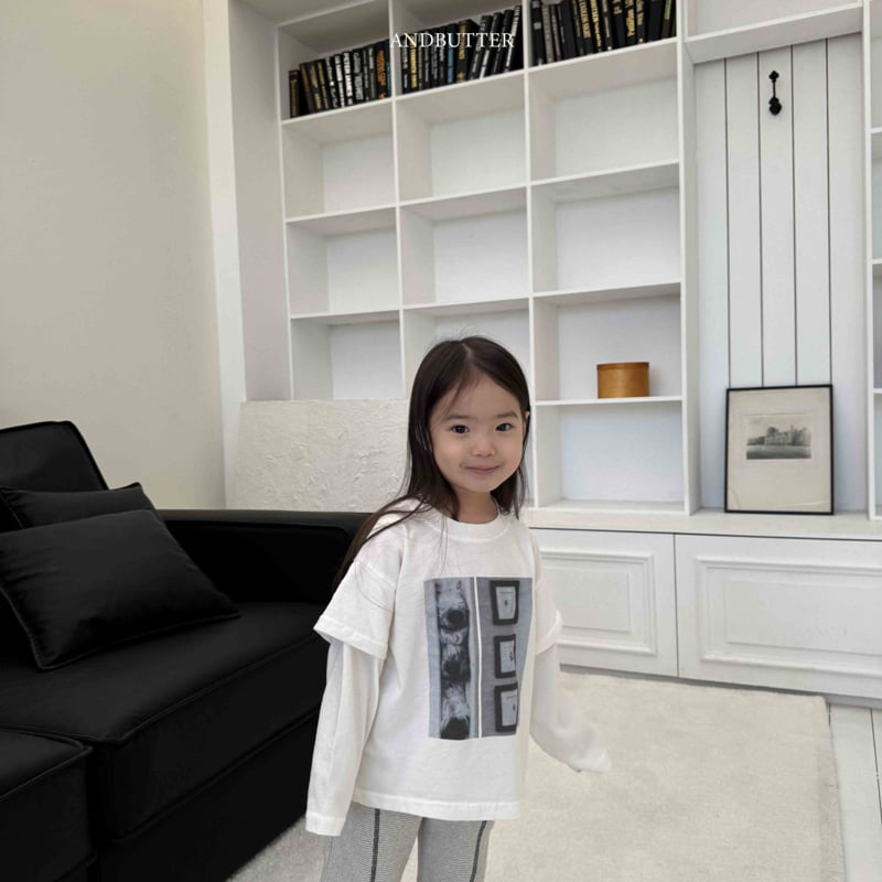 Andbutter - Korean Children Fashion - #kidsstore - Puppy Layered Tee - 9