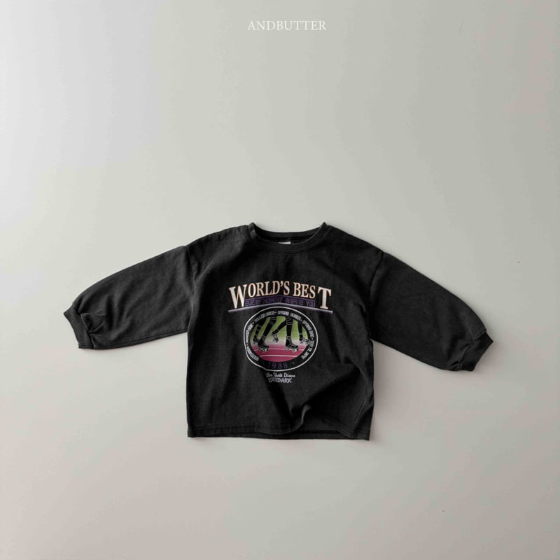 Andbutter - Korean Children Fashion - #kidsshorts - Pigment Board Tee - 4