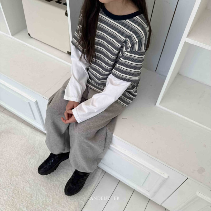 Andbutter - Korean Children Fashion - #kidsstore - Smoothie Layered Tee - 9