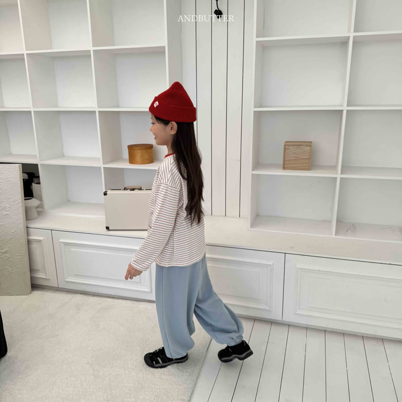 Andbutter - Korean Children Fashion - #kidsshorts - Double Jogger Pants - 4