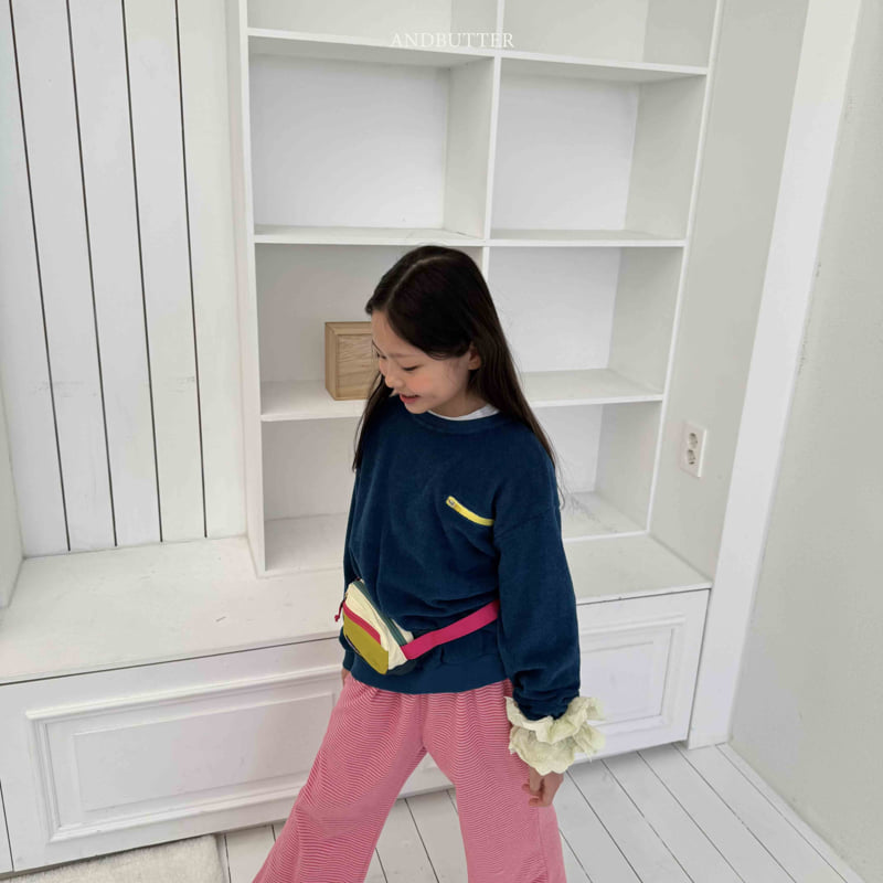 Andbutter - Korean Children Fashion - #kidzfashiontrend - Zipper Sweatshirt - 12