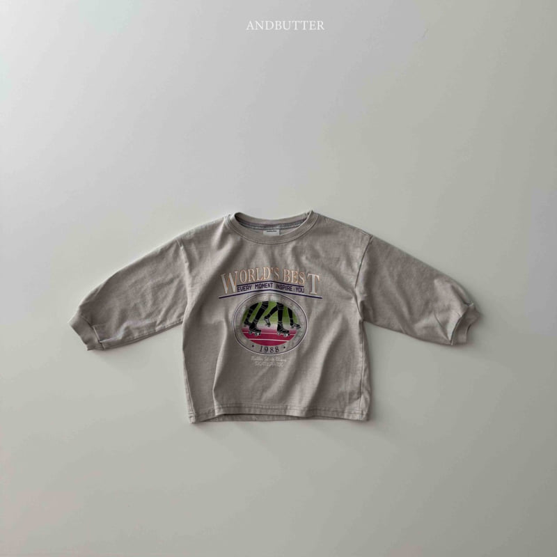 Andbutter - Korean Children Fashion - #kidzfashiontrend - Pigment Board Tee - 5