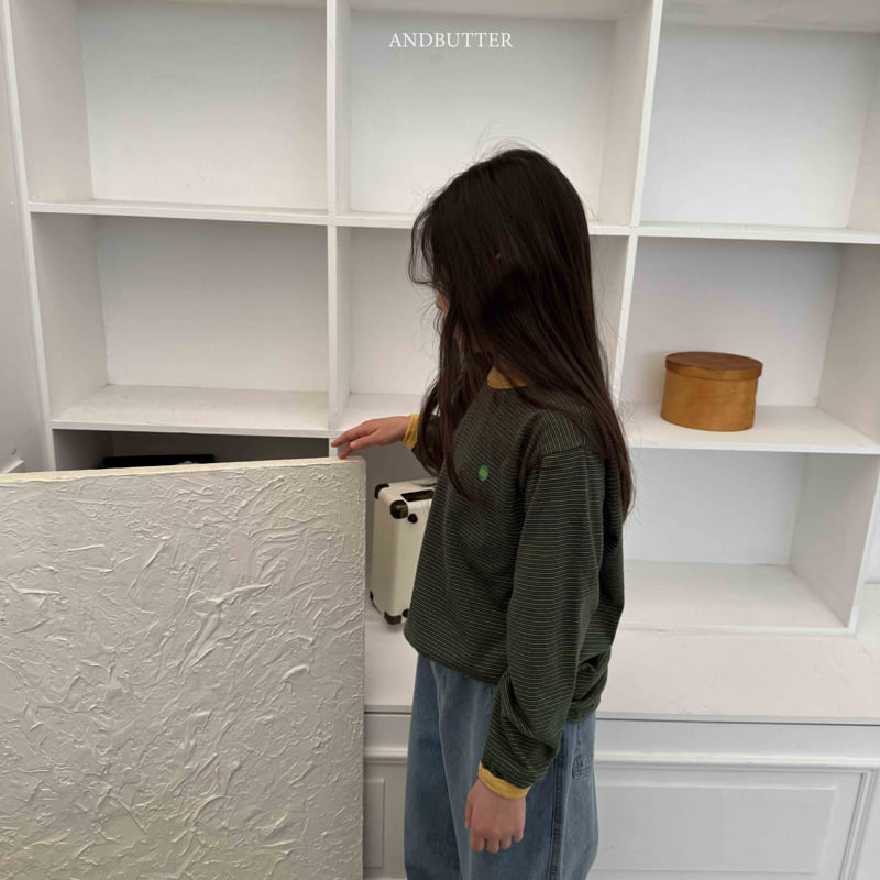 Andbutter - Korean Children Fashion - #kidzfashiontrend - Jelly Stripe Tee - 11
