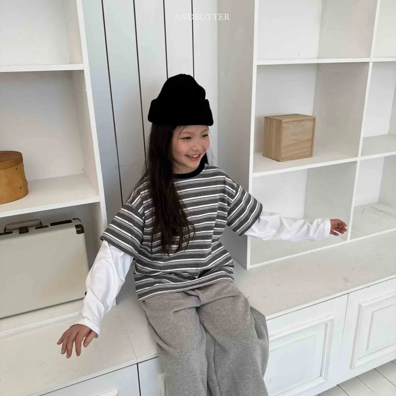 Andbutter - Korean Children Fashion - #kidzfashiontrend - Smoothie Layered Tee - 10