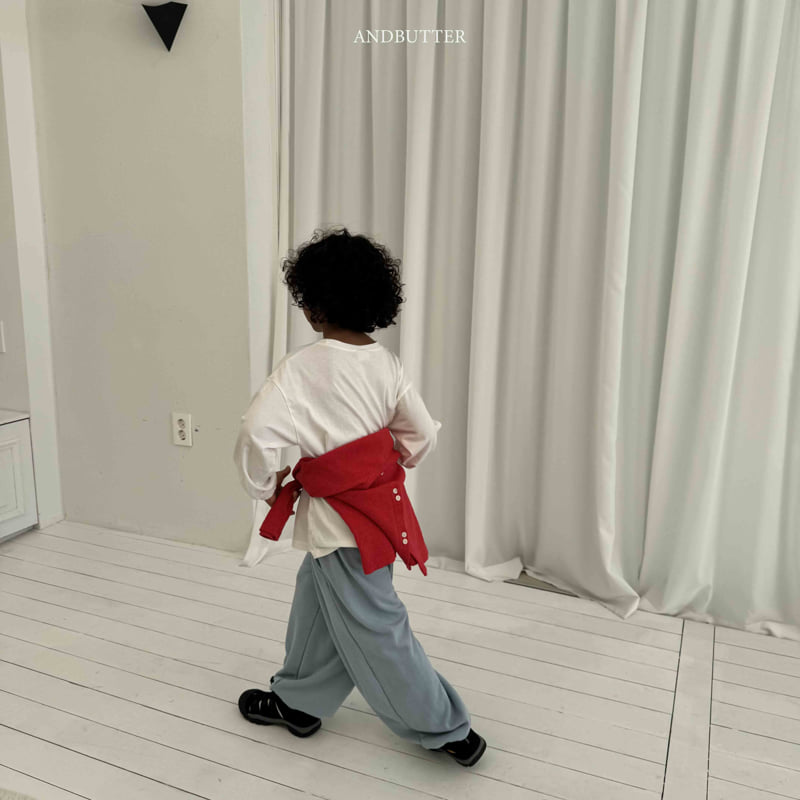 Andbutter - Korean Children Fashion - #littlefashionista - Double Jogger Pants - 7