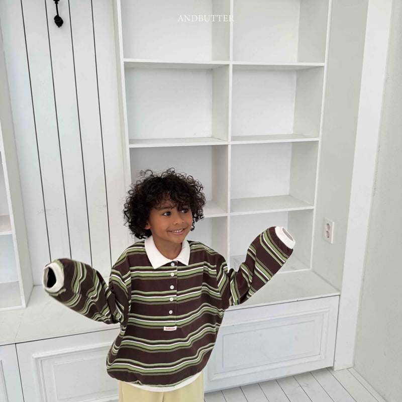 Andbutter - Korean Children Fashion - #magicofchildhood - Mild Collar Tee - 7