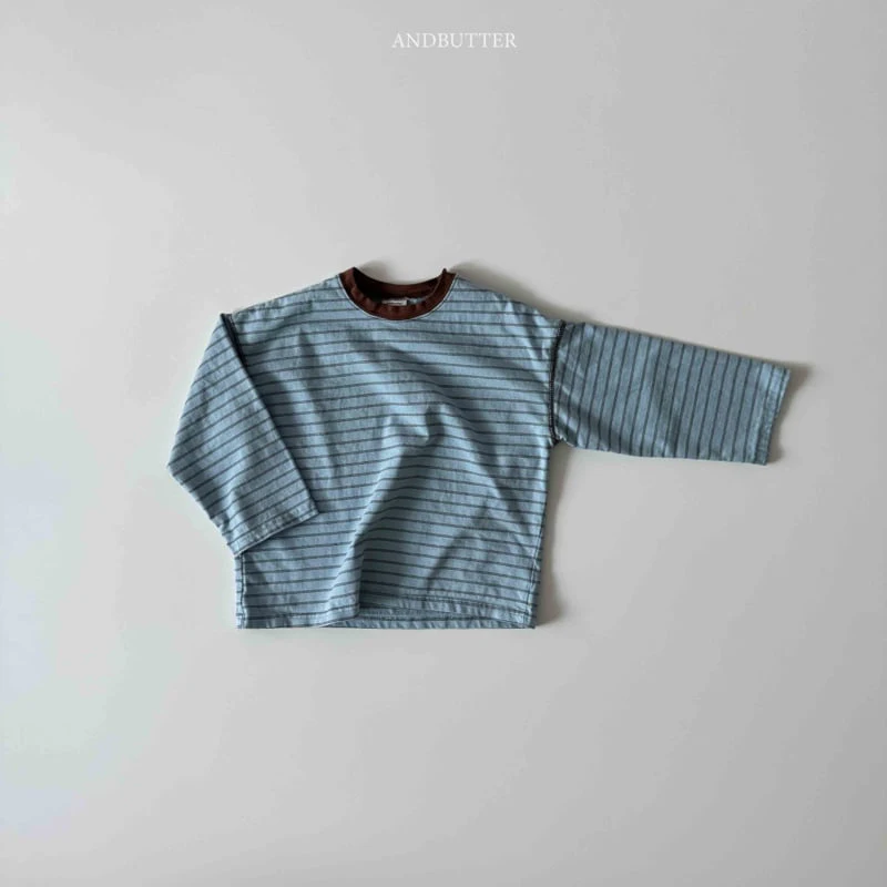 Andbutter - Korean Children Fashion - #littlefashionista - Classic Striped Tee - 4