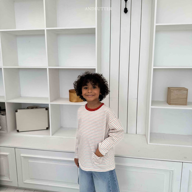 Andbutter - Korean Children Fashion - #magicofchildhood - Miu Pocket Tee - 11