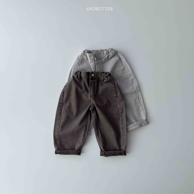 Andbutter - Korean Children Fashion - #littlefashionista - Cation Curve Pants - 4