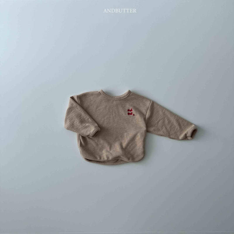 Andbutter - Korean Children Fashion - #magicofchildhood - Melona Ribbed Tee - 6