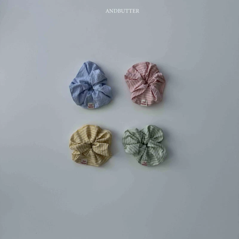 Andbutter - Korean Children Fashion - #minifashionista - Spring Striped Scrunchie