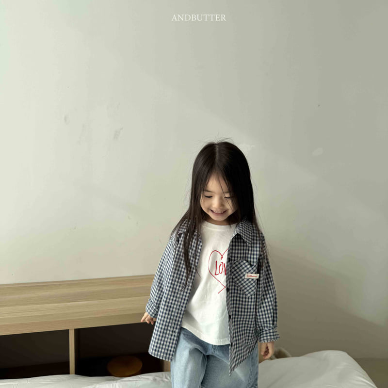 Andbutter - Korean Children Fashion - #minifashionista - Bonbon Heart Shirt - 7