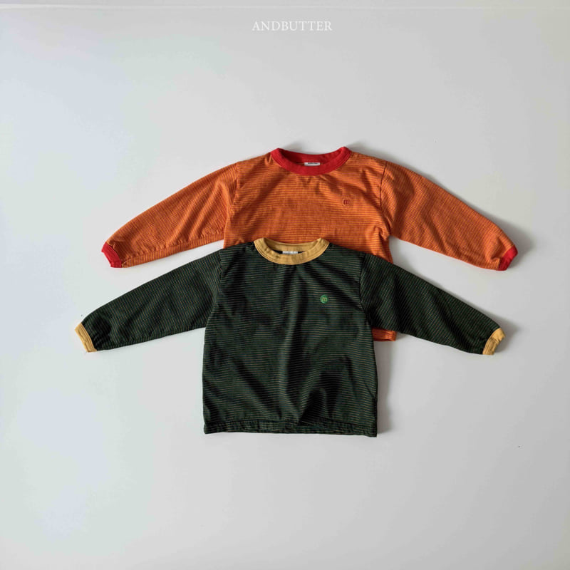 Andbutter - Korean Children Fashion - #minifashionista - Jelly Stripe Tee