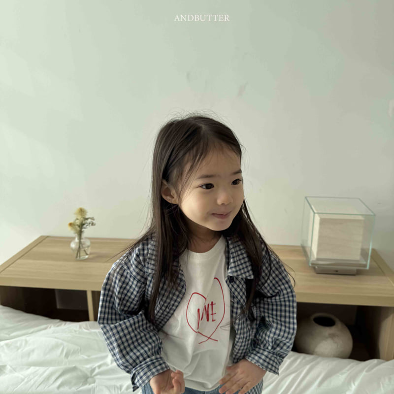 Andbutter - Korean Children Fashion - #prettylittlegirls - Bonbon Heart Shirt - 8