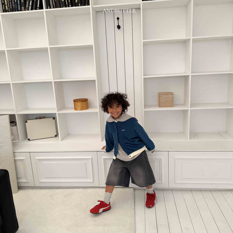 Andbutter - Korean Children Fashion - #stylishchildhood - Two-Tone Terry Cardigan - 10