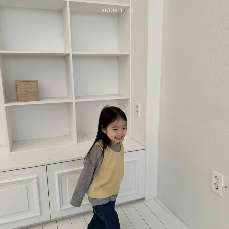Andbutter - Korean Children Fashion - #stylishchildhood - Tone-on-Tone Set - 8