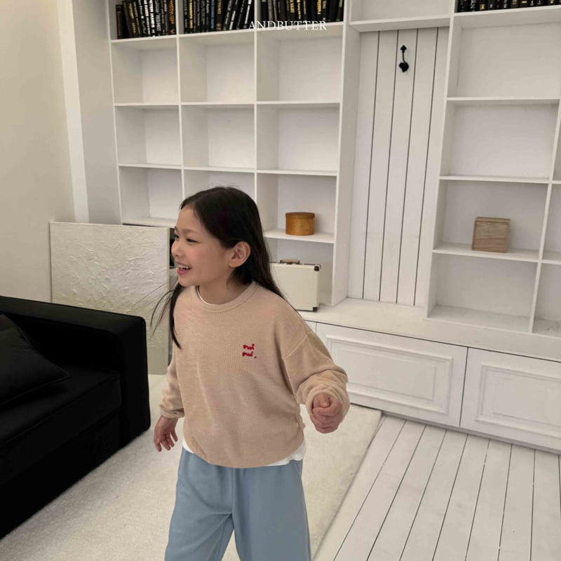 Andbutter - Korean Children Fashion - #stylishchildhood - Melona Ribbed Tee - 11