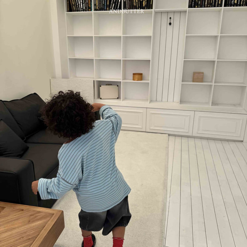 Andbutter - Korean Children Fashion - #todddlerfashion - Classic Striped Tee - 7