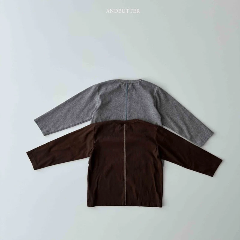 Andbutter - Korean Children Fashion - #todddlerfashion - Tone-on-Tone Set - 6