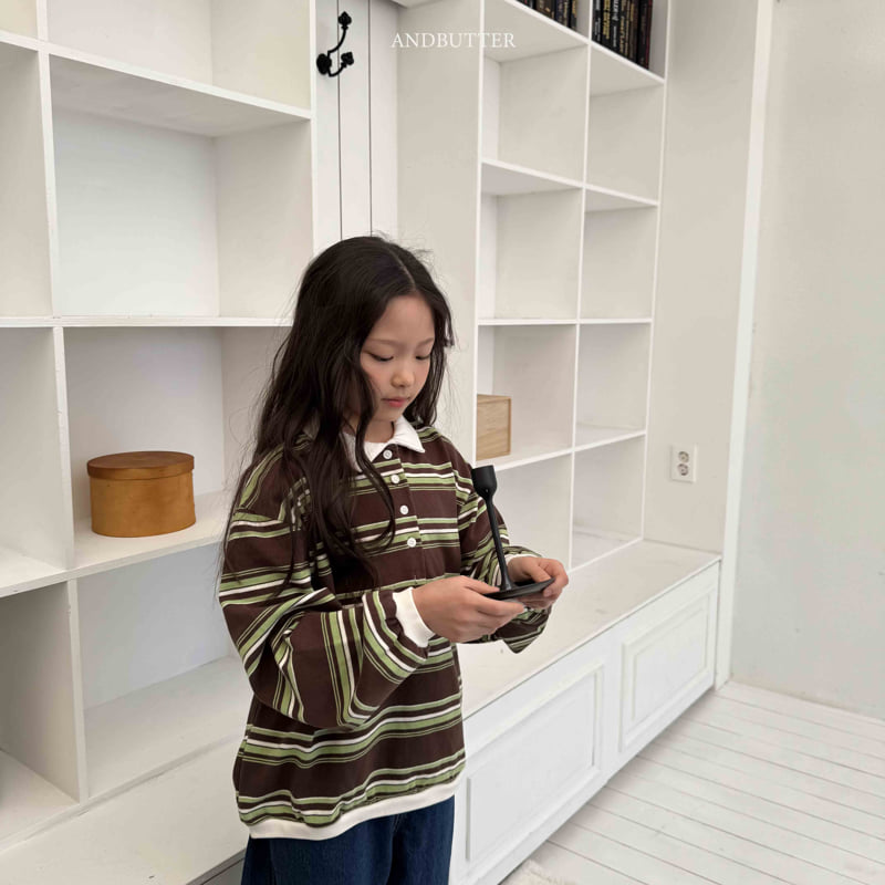 Andbutter - Korean Children Fashion - #toddlerclothing - Mild Collar Tee - 11