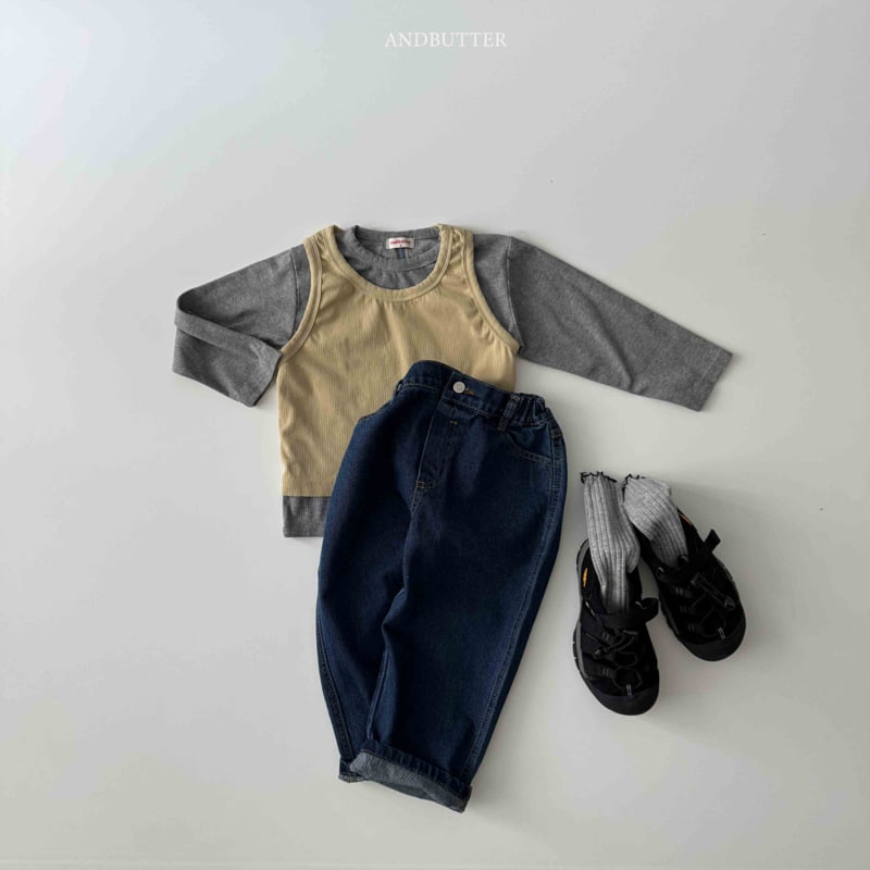 Andbutter - Korean Children Fashion - #toddlerclothing - Tone-on-Tone Set - 7