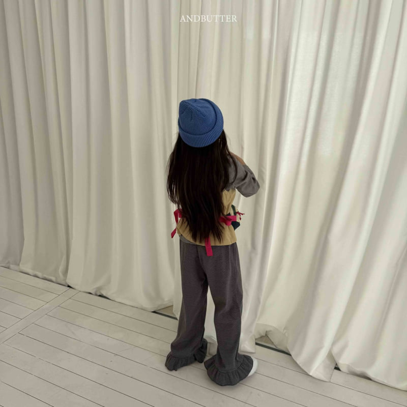 Andbutter - Korean Children Fashion - #toddlerclothing - Frill Bootcut Pants - 11