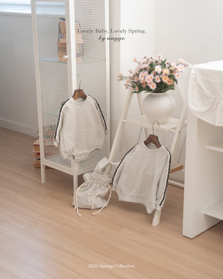 Anggo - Korean Baby Fashion - #babyclothing - Bebe Cookie Cream Romper - 5