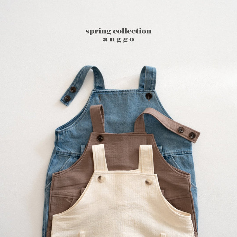 Anggo - Korean Children Fashion - #fashionkids - Pine Overalls - 11