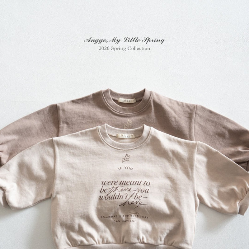 Lettering Sweatshirt by Anggo for Child - view 11