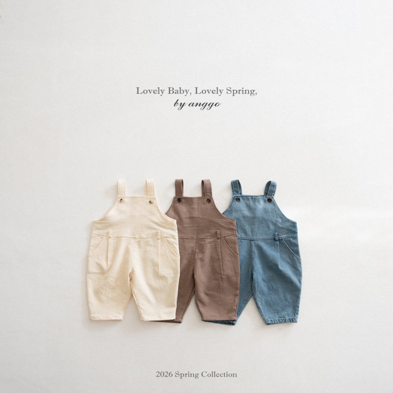 Anggo - Korean Children Fashion - #kidsshorts - Pine Overalls - 12