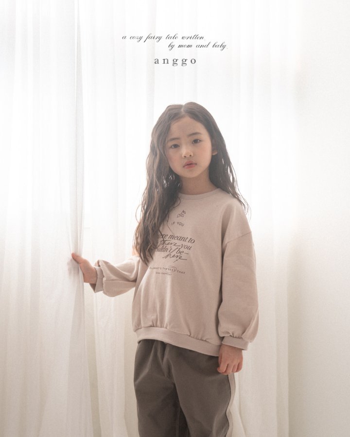 Lettering Sweatshirt by Anggo for Child - view 1