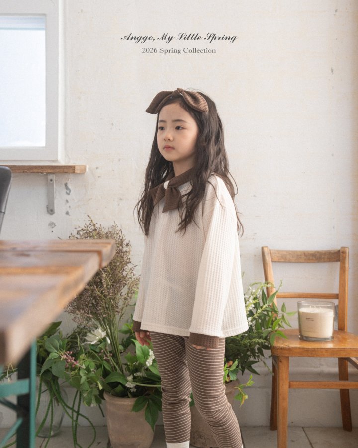 Anggo - Korean Children Fashion - #toddlerclothing - Cream Bun Hairband - 7