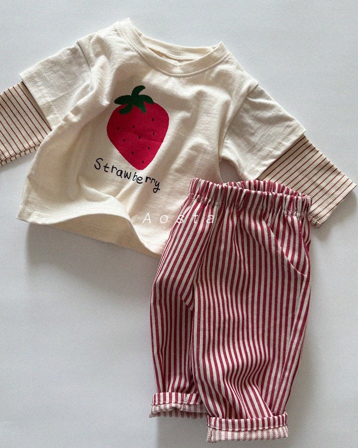 Aosta - Korean Baby Fashion - #babyboutique - Fruit Tee - 10