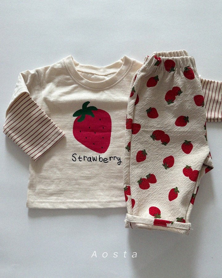 Aosta - Korean Baby Fashion - #babyboutique - Fruit Tee - 11