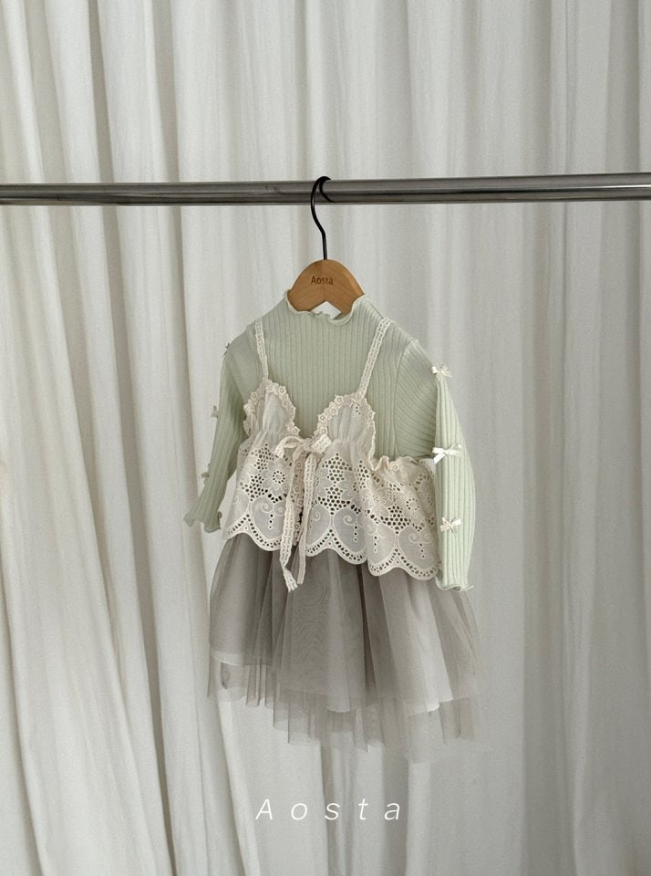 Aosta - Korean Baby Fashion - #babyboutiqueclothing - Lace Bustier - 9