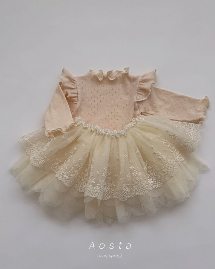 Aosta - Korean Baby Fashion - #babyboutiqueclothing - Lace Tulle Skirt - 8