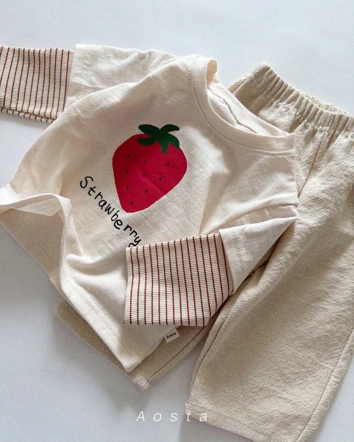 Aosta - Korean Baby Fashion - #babyboutiqueclothing - Fruit Tee - 12