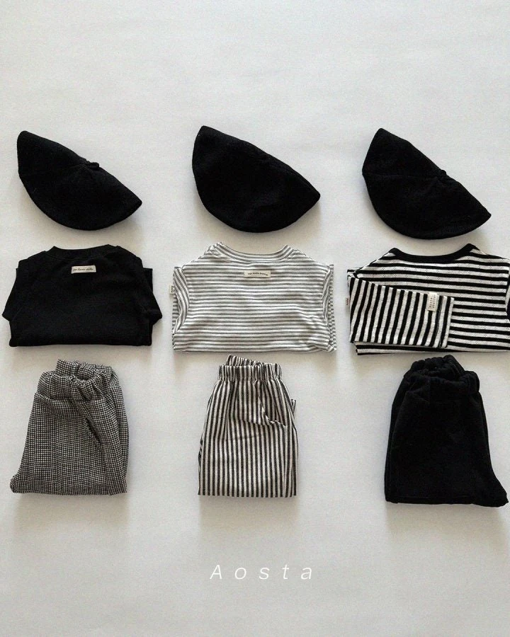Aosta - Korean Baby Fashion - #babyclothing - Check Pants - 5
