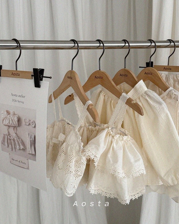 Aosta - Korean Baby Fashion - #babyclothing - Lace Tiered Blouse - 11