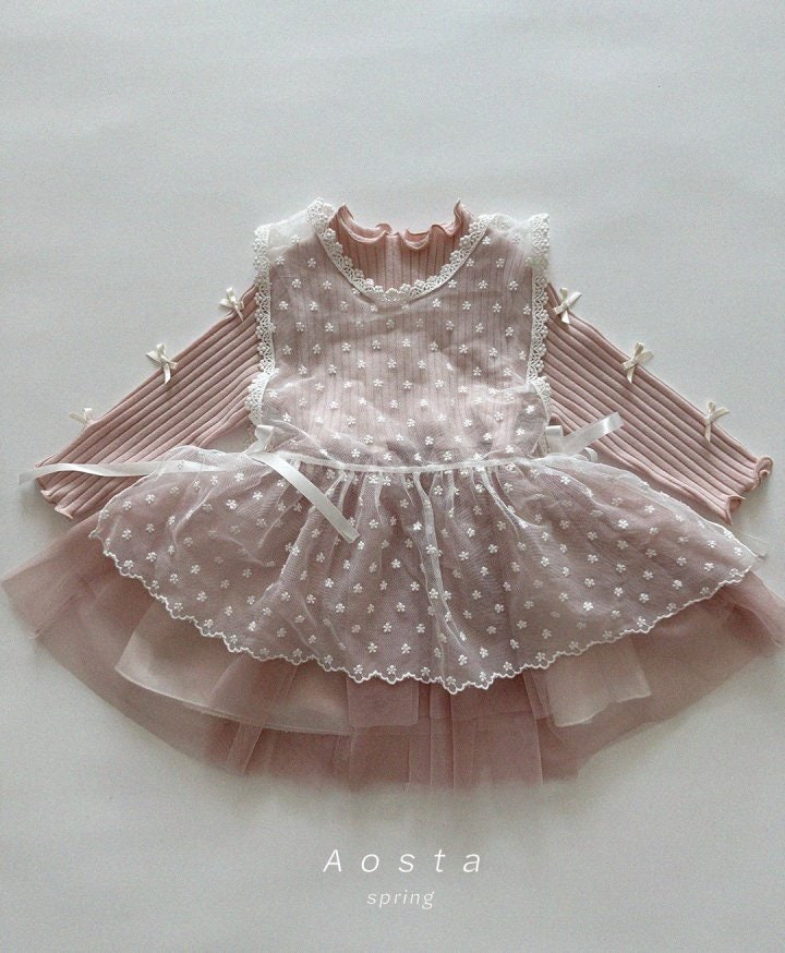 Aosta - Korean Baby Fashion - #babyclothing - Lace Vest - 7