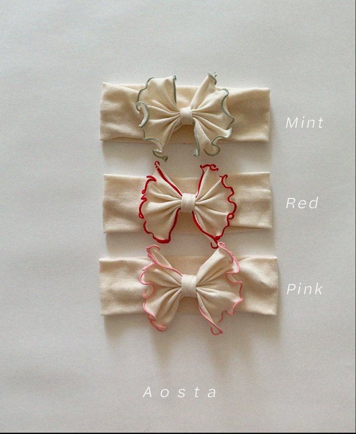 Aosta - Korean Baby Fashion - #babyfashion - Ribbon Hairband