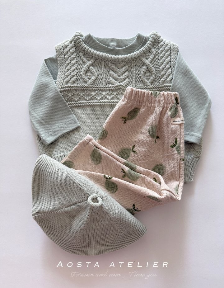 Aosta - Korean Baby Fashion - #babyfashion - Knit Beret - 3