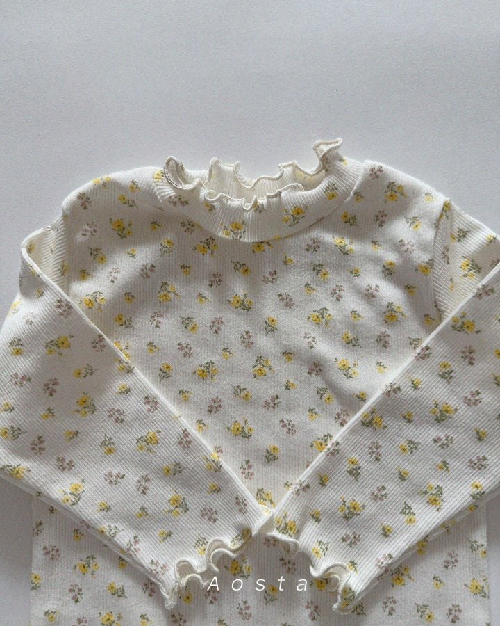 Aosta - Korean Baby Fashion - #babyfashion - Camellia Tee