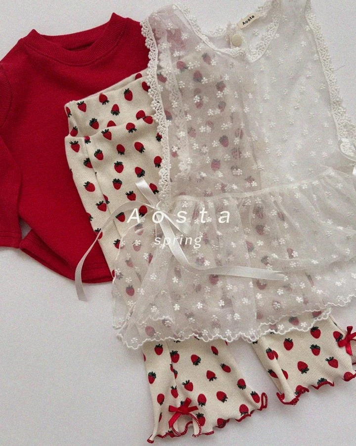 Aosta - Korean Baby Fashion - #babyfever - Lace Vest - 9