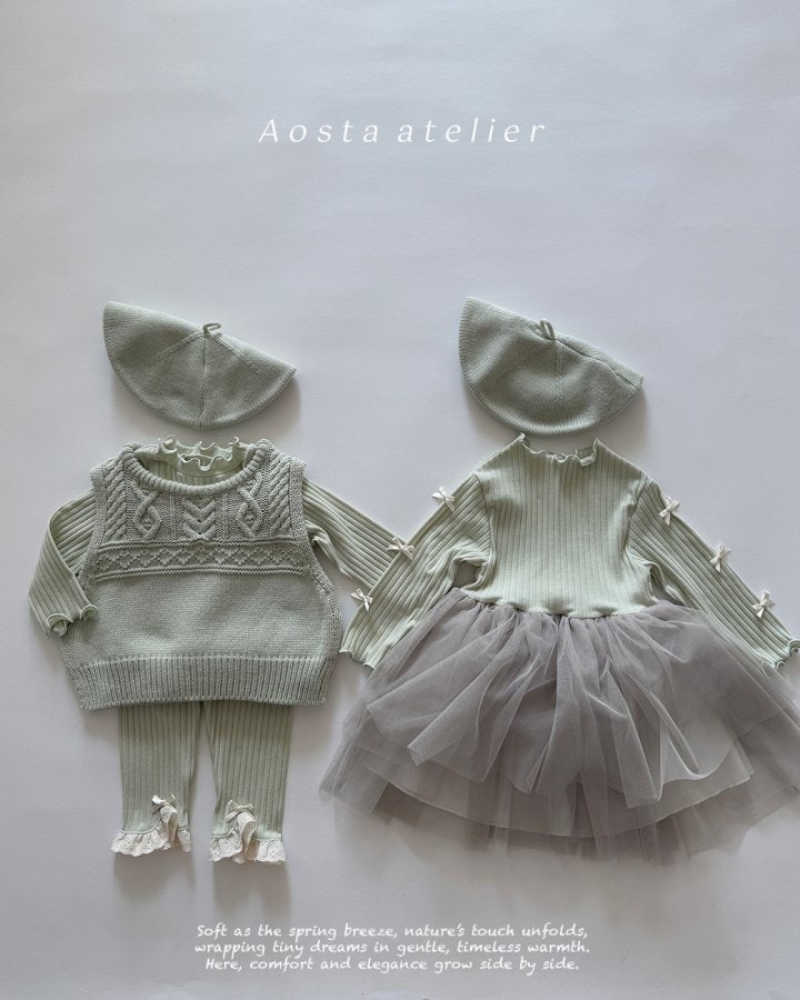 Aosta - Korean Baby Fashion - #babyfashion - Knit Beret - 4