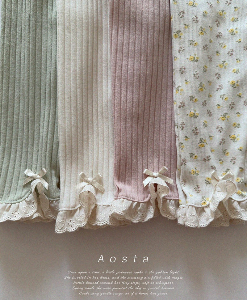 Aosta - Korean Baby Fashion - #babyfever - Camellia Leggings
