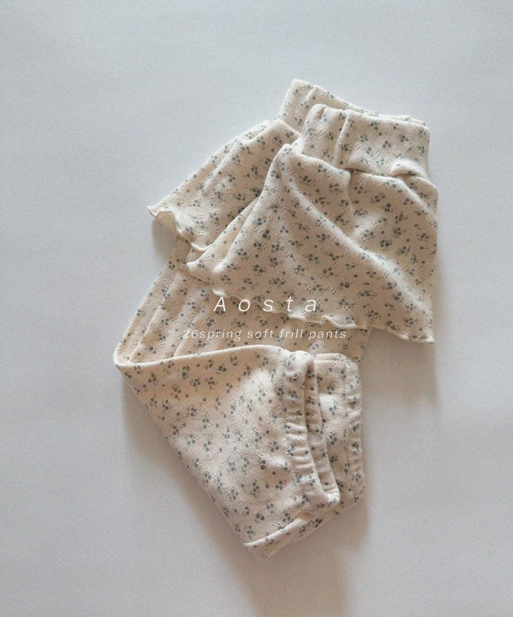 Aosta - Korean Baby Fashion - #babyfever - Angel Frill Pants - 4
