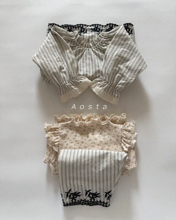 Aosta - Korean Baby Fashion - #babygirlfashion - Angel Frill Tee - 3