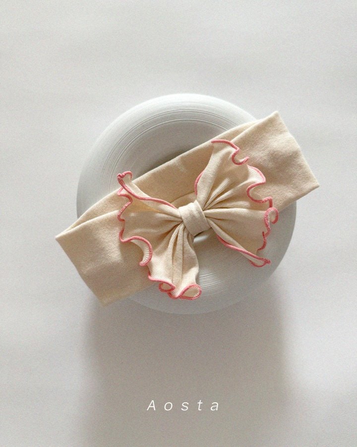 Aosta - Korean Baby Fashion - #babygirlfashion - Ribbon Hairband - 3