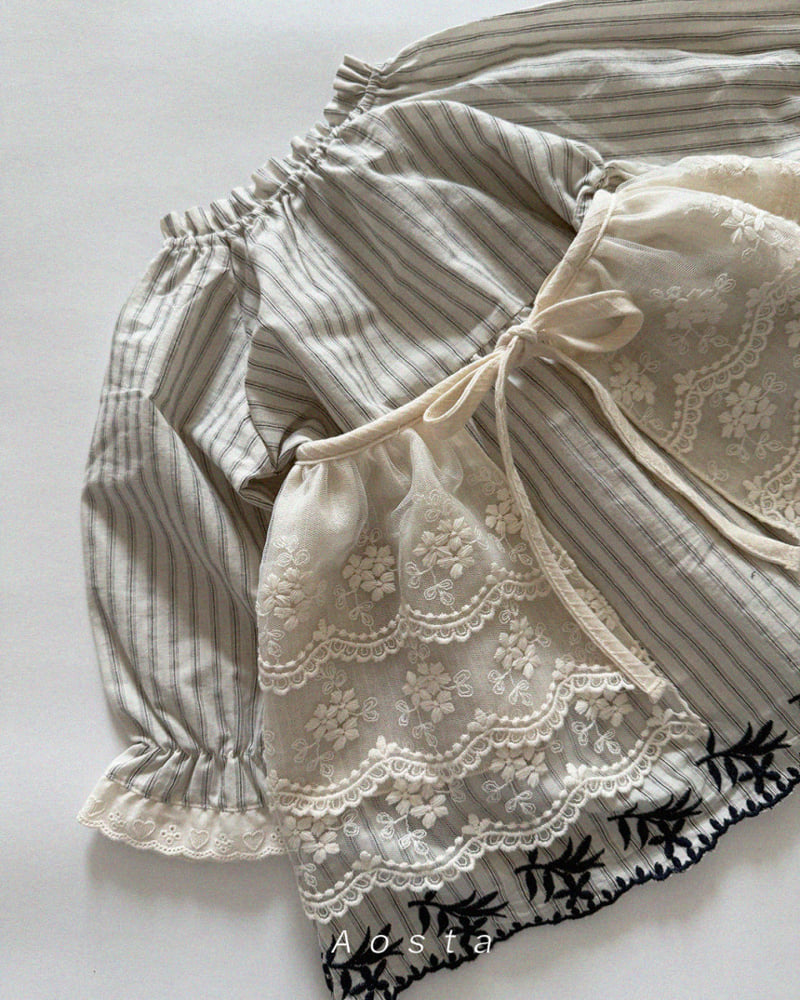 Aosta - Korean Baby Fashion - #babylifestyle - Lace Muse Skirt - 12